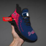 Atlanta Braves Custom Name Max Soul Shoes MSS-S4N1