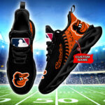 Baltimore Orioles Custom Name Max Soul Shoes MSS-O9D6