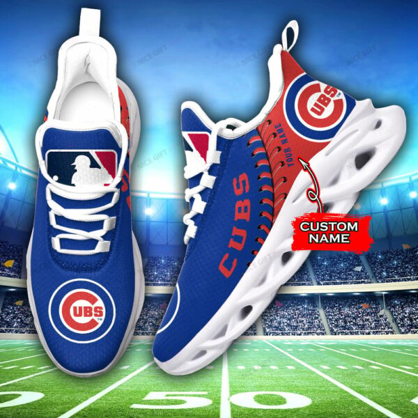 Chicago Cubs Custom Name Max Soul Shoes MSS-O4W3