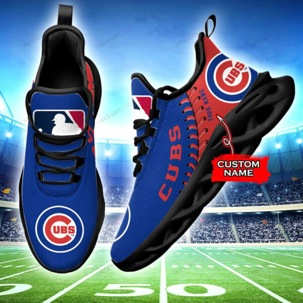 Chicago Cubs Custom Name Max Soul Shoes MSS-O4W3