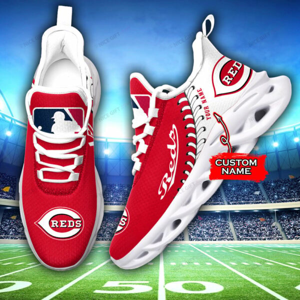 Cincinnati Reds Custom Name Max Soul Shoes MSS-L1X4