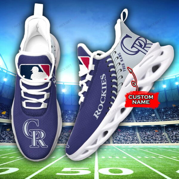 Colorado Rockies Custom Name Max Soul Shoes MSS-I8N4