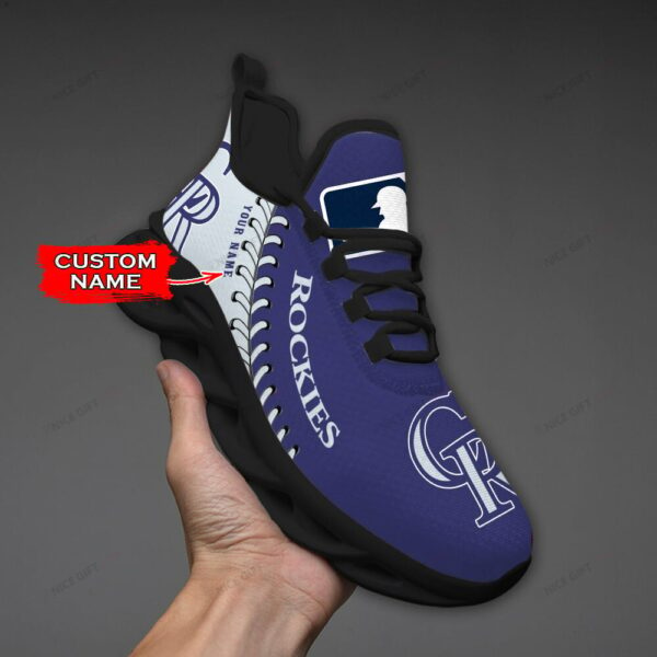 Colorado Rockies Custom Name Max Soul Shoes MSS-I8N4