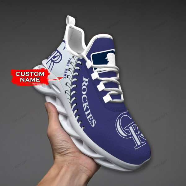 Colorado Rockies Custom Name Max Soul Shoes MSS-I8N4