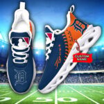 Detroit Tigers Custom Name Max Soul Shoes MSS-Y2A9