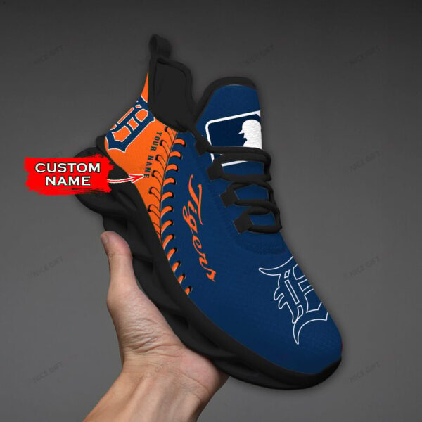 Detroit Tigers Custom Name Max Soul Shoes MSS-Y2A9