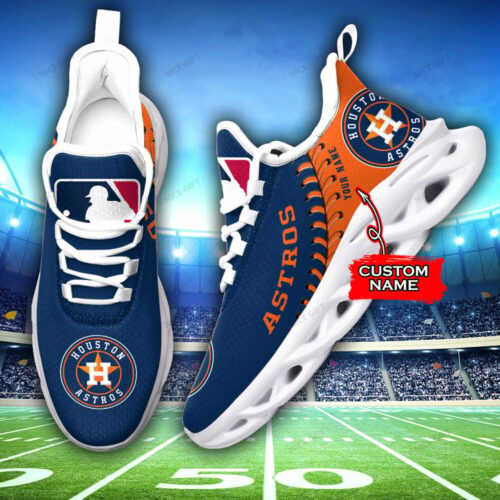 Houston Astros Custom Name Max Soul Shoes MSS-H7D9