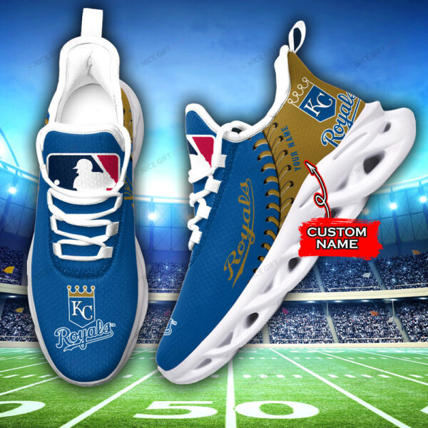 Kansas City Royals Custom Name Max Soul Shoes MSS-I6K8