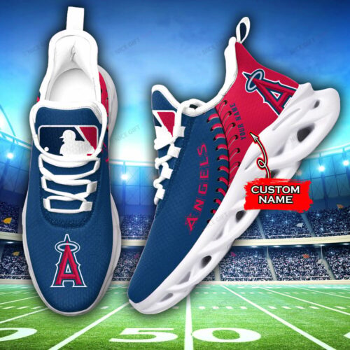 Los Angeles Angels Custom Name Max Soul Shoes MSS-X9W5