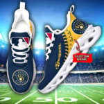 Milwaukee Brewers Custom Name Max Soul Shoes MSS-F9O8