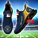 Milwaukee Brewers Custom Name Max Soul Shoes MSS-F9O8