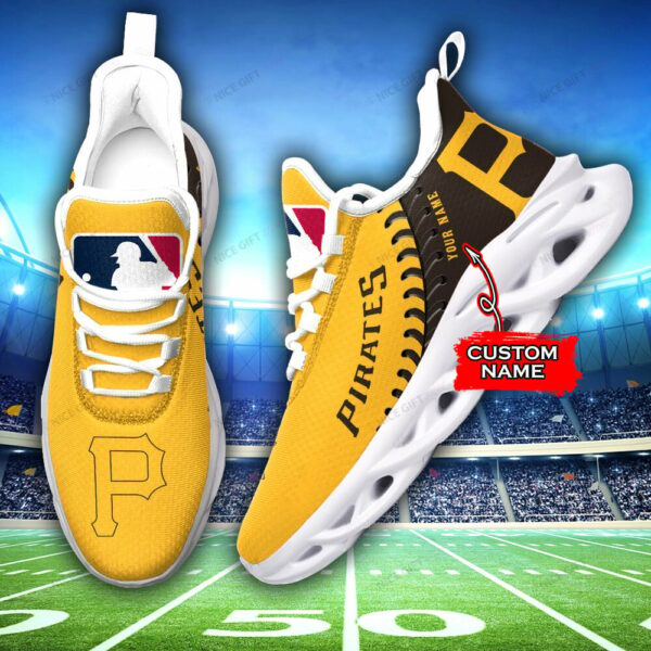 Pittsburgh Pirates Custom Name Max Soul Shoes MSS-K2Y3