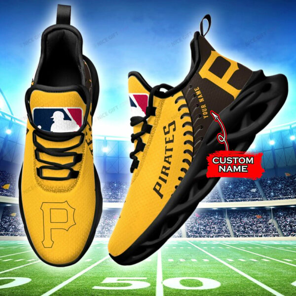 Pittsburgh Pirates Custom Name Max Soul Shoes MSS-K2Y3