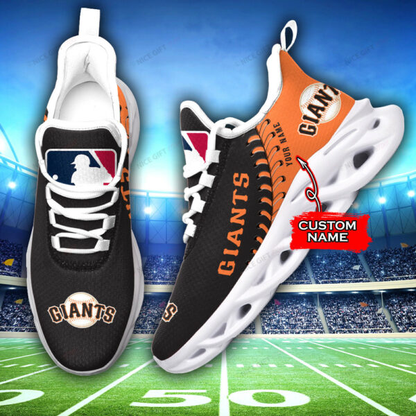 San Francisco Giants Custom Name Max Soul Shoes MSS-X0U2