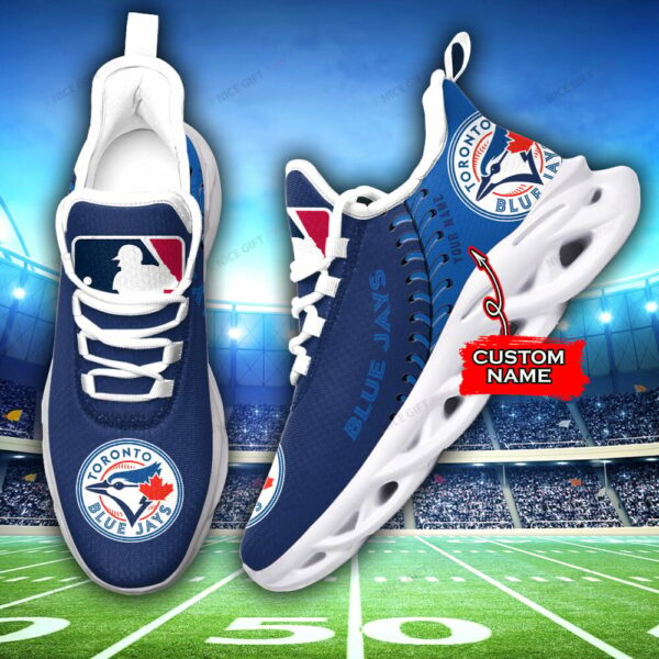 Toronto Blue Jays Custom Name Max Soul Shoes MSS-L2M3