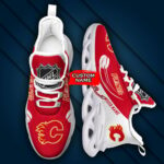 Calgary Flames Custom Name Max Soul Shoes MSS-Z0B6