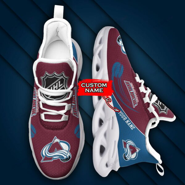 Colorado Avalanche Custom Name Max Soul Shoes MSS-Y7M8