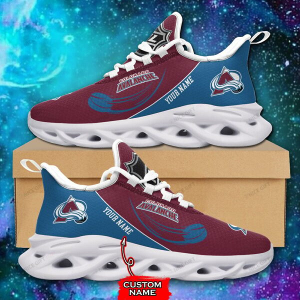 Colorado Avalanche Custom Name Max Soul Shoes MSS-Y7M8