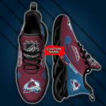 Colorado Avalanche Custom Name Max Soul Shoes MSS-Y7M8