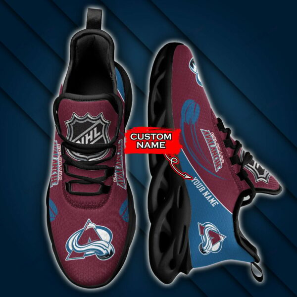 Colorado Avalanche Custom Name Max Soul Shoes MSS-Y7M8