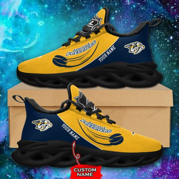 Nashville Predators Custom Name Max Soul Shoes MSS-U7M8