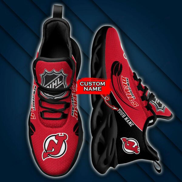 New Jersey Devils Custom Name Max Soul Shoes MSS-K4K3