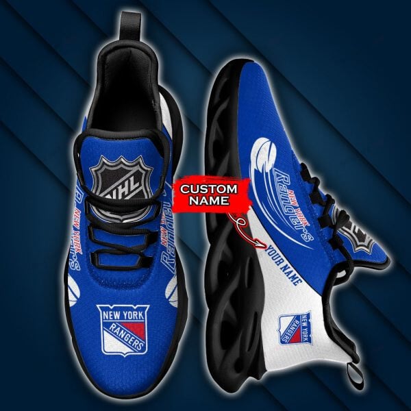 New York Rangers Custom Name Max Soul Shoes MSS-A2K2