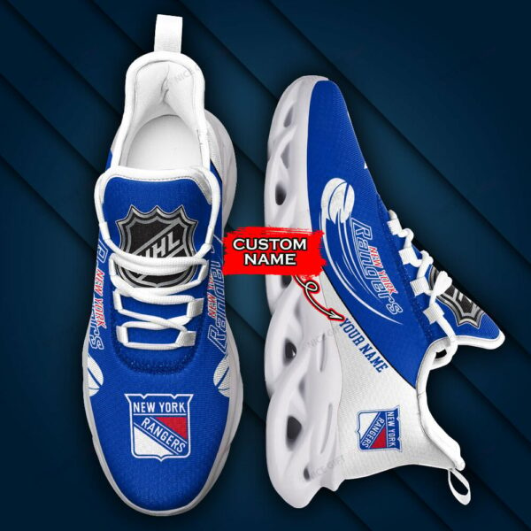 New York Rangers Custom Name Max Soul Shoes MSS-A2K2