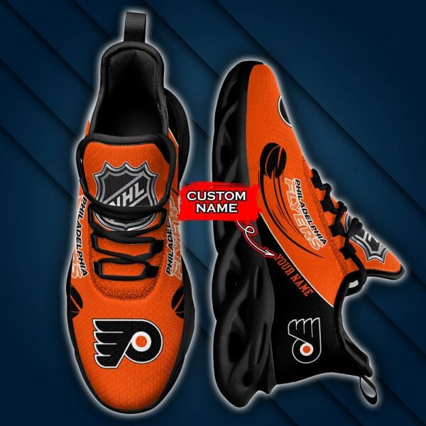 Philadelphia Flyers Custom Name Max Soul Shoes MSS-H4I6