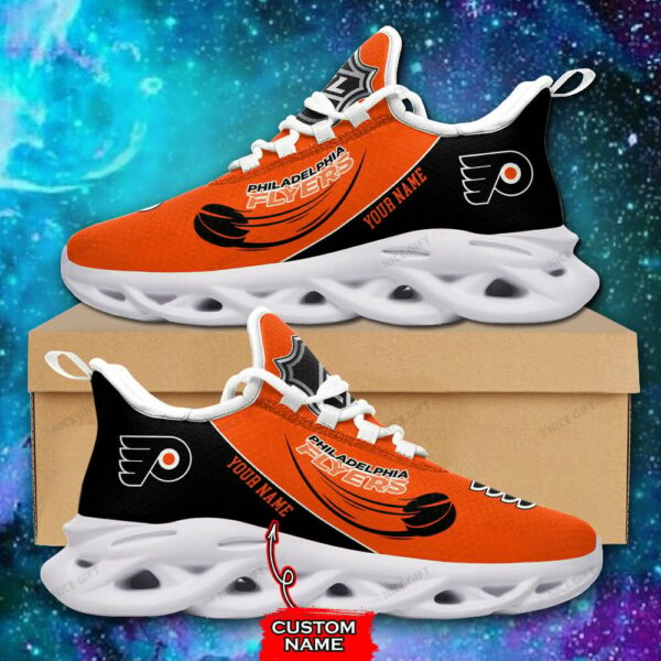 Philadelphia Flyers Custom Name Max Soul Shoes MSS-H4I6