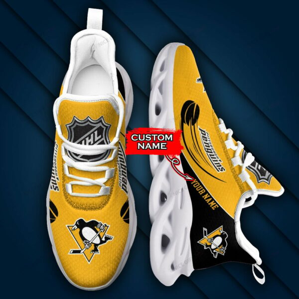 Pittsburgh Penguins Custom Name Max Soul Shoes MSS-D2L9