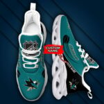 San Jose Sharks Custom Name Max Soul Shoes MSS-U4I5