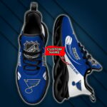 St. Louis Blues Custom Name Max Soul Shoes MSS-I2Z4