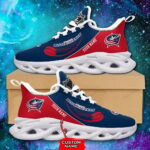 Columbus Blue Jackets Custom Name Max Soul Shoes MSS-B9G1