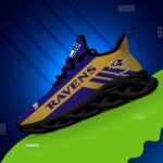 Baltimore Ravens Custom Name Max Soul Shoes