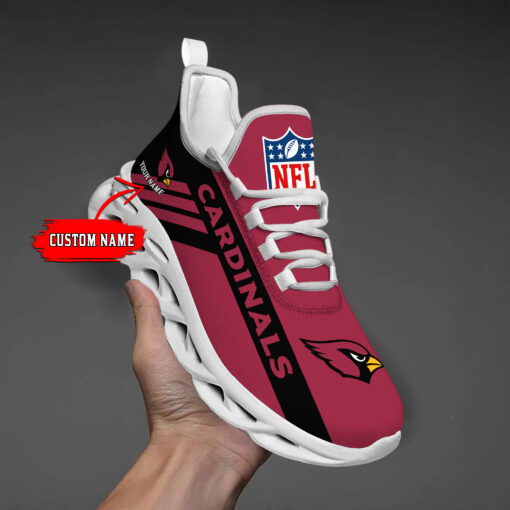 Arizona Cardinals Custom Name Max Soul Shoes