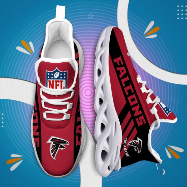 Atlanta Falcons Custom Name Max Soul Shoes