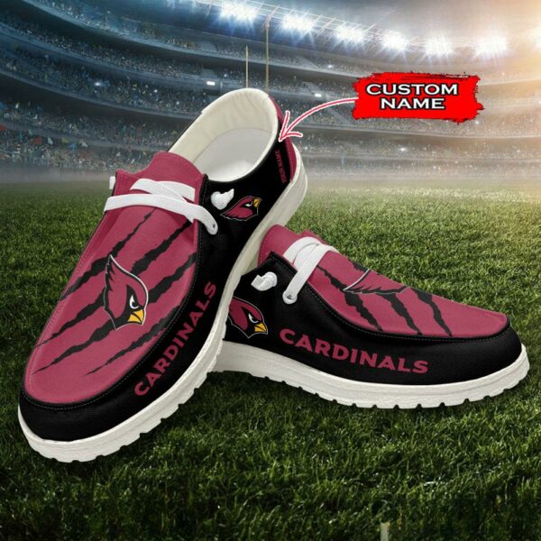 Arizona Cardinals Scratch Hey Dude Shoes -  Moccasin Slipper