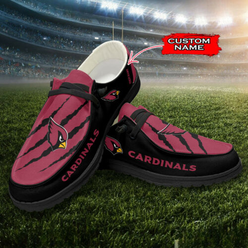 Arizona Cardinals Scratch Hey Dude Shoes -  Moccasin Slipper