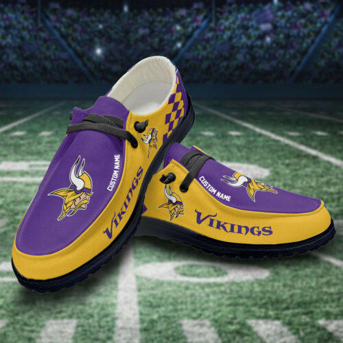 Minnesota Vikings Caro Hey Dudes Sliper