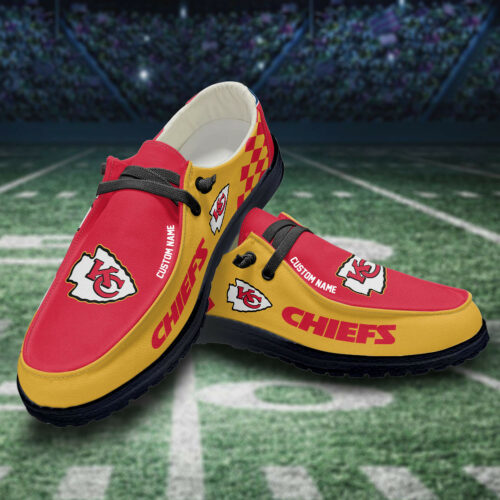 Kansas City Chiefs Caro Hey Dudes Sliper