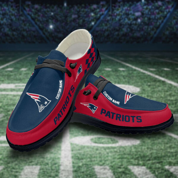 New England Patriots Caro Hey Dudes Sliper