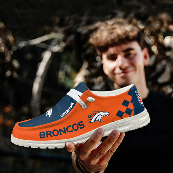 Denver Broncos Caro Hey Dudes Sliper