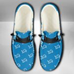 Detroit Lions Logo Pattern Hey Dude Shoes