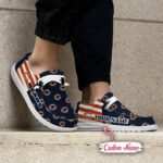 Chicago Bears Logo Pattern Hey Dude Shoes