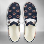 Chicago Bears Logo Pattern Hey Dude Shoes