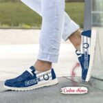 Indianapolis Colts Logo Pattern Hey Dude Shoes