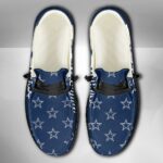 Dallas Cowboys Logo Pattern Hey Dude Shoes