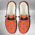 Cincinnati Bengals Logo Pattern Hey Dude Shoes