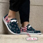 Houston Texans Logo Pattern Hey Dude Shoes